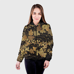 Куртка с капюшоном женская Декоративное искусство, цвет: 3D-черный — фото 2