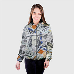 Куртка с капюшоном женская Сто зеленых, цвет: 3D-черный — фото 2