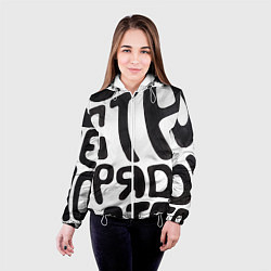 Куртка с капюшоном женская Дестрой, цвет: 3D-белый — фото 2