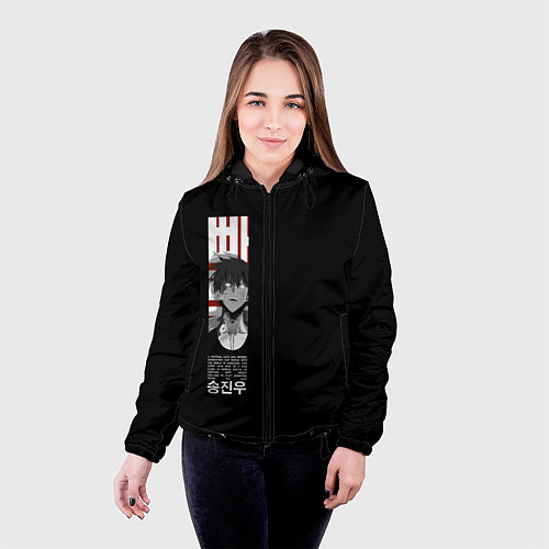 Женская куртка Ahjin Guild Sung Jin Woo / 3D-Черный – фото 4