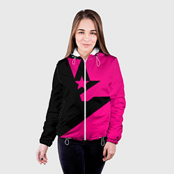 Куртка с капюшоном женская Астралис кс го, цвет: 3D-белый — фото 2