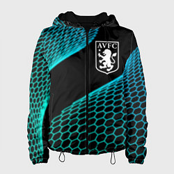 Куртка с капюшоном женская Aston Villa football net, цвет: 3D-черный