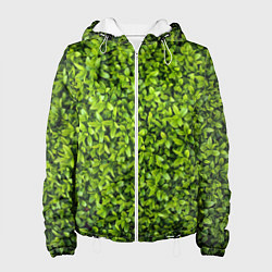 Женская куртка Зелёная трава листья