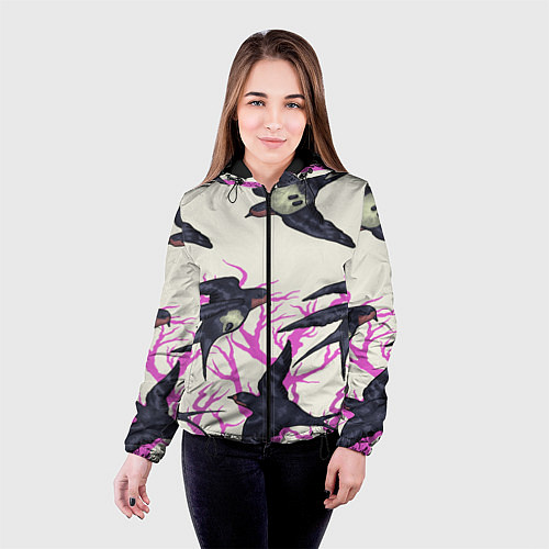 Женская куртка Migratory birds / 3D-Черный – фото 4