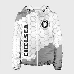 Куртка с капюшоном женская Chelsea sport на светлом фоне вертикально, цвет: 3D-белый