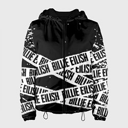 Куртка с капюшоном женская Billie Eilish steel music eng, цвет: 3D-черный