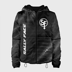 Куртка с капюшоном женская Sally Face metal game lines, цвет: 3D-черный