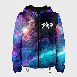 Куртка с капюшоном женская Akira space anime, цвет: 3D-черный