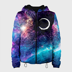 Куртка с капюшоном женская Demon Slayer space anime, цвет: 3D-черный