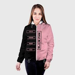 Куртка с капюшоном женская Blackpink южнокорейская группа, цвет: 3D-белый — фото 2
