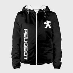 Женская куртка Peugeot logo white