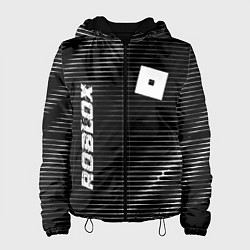 Куртка с капюшоном женская Roblox metal game lines, цвет: 3D-черный