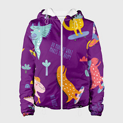 Куртка с капюшоном женская No rules, цвет: 3D-белый