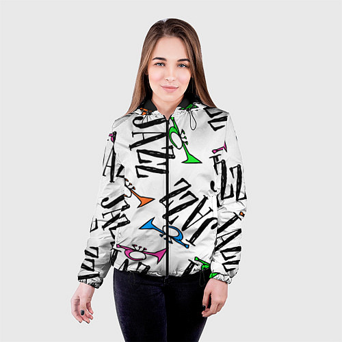 Женская куртка Just jazz in color / 3D-Черный – фото 4
