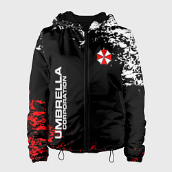 Куртка с капюшоном женская Resident evil - вирус, цвет: 3D-черный