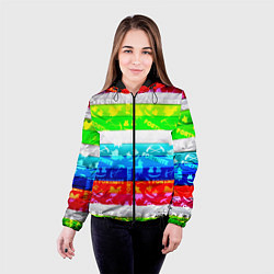 Куртка с капюшоном женская Fortnite color line, цвет: 3D-черный — фото 2