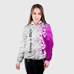 Куртка с капюшоном женская Король и Шут rock legends по-вертикали, цвет: 3D-белый — фото 2