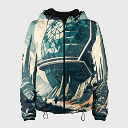 Женская куртка Фантастика круглое здание