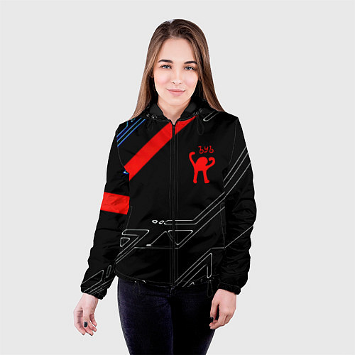 Женская куртка Ъуъ Съука sport geometry / 3D-Черный – фото 4