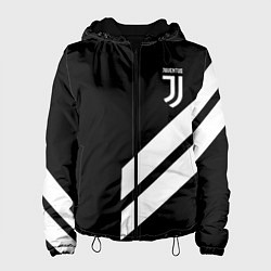Куртка с капюшоном женская Juventus line white, цвет: 3D-черный