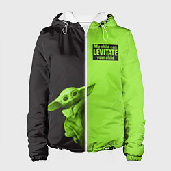 Куртка с капюшоном женская Child Grogu, цвет: 3D-белый