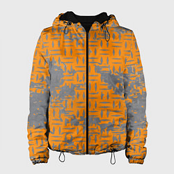 Куртка с капюшоном женская Заводской антураж, цвет: 3D-черный