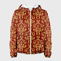 Куртка с капюшоном женская Викторианский колорит, цвет: 3D-белый