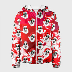 Женская куртка Funny Santa clown Art in blood