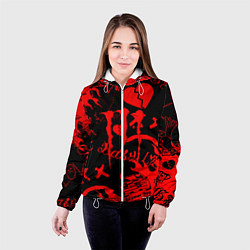 Куртка с капюшоном женская Lil peep monster energy, цвет: 3D-белый — фото 2