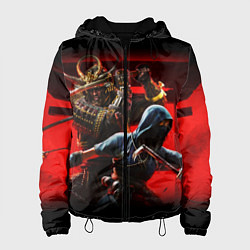 Куртка с капюшоном женская Assassins Creed Тени, цвет: 3D-черный