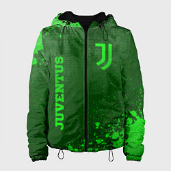 Женская куртка Juventus - green gradient вертикально