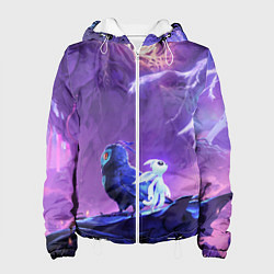 Куртка с капюшоном женская Ori and the Will of the Wisps, цвет: 3D-белый