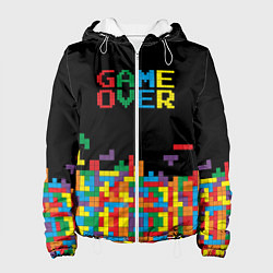 Куртка с капюшоном женская Game over, цвет: 3D-белый