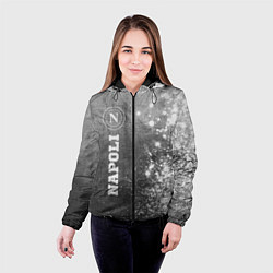 Куртка с капюшоном женская Napoli - grey gradient по-вертикали, цвет: 3D-черный — фото 2