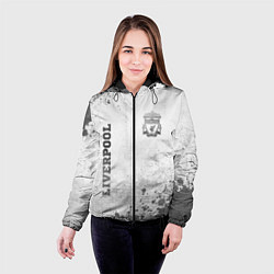 Куртка с капюшоном женская Liverpool - white gradient вертикально, цвет: 3D-черный — фото 2