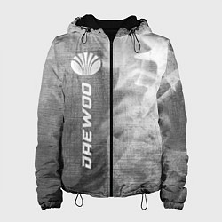 Куртка с капюшоном женская Daewoo - grey gradient по-вертикали, цвет: 3D-черный