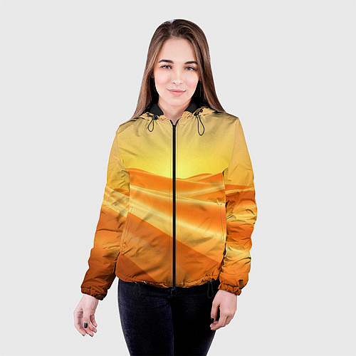 Женская куртка Золотые пески / 3D-Черный – фото 4