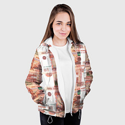 Куртка с капюшоном женская 5 000 рублей, цвет: 3D-белый — фото 2