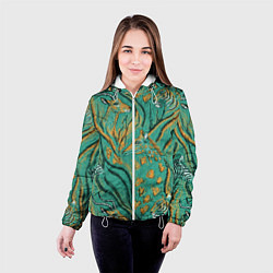 Куртка с капюшоном женская Сафари микс, цвет: 3D-белый — фото 2