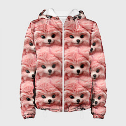 Куртка с капюшоном женская Игрушки зверушки, цвет: 3D-белый