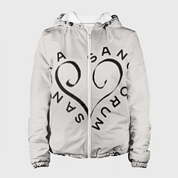 Куртка с капюшоном женская Святая святых, цвет: 3D-белый