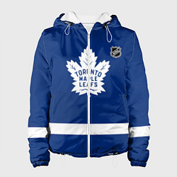 Куртка с капюшоном женская Торонто Мейпл Лифс хоккей, цвет: 3D-белый