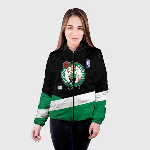 Женская куртка Бостон Селтикс НБА / 3D-Черный – фото 4