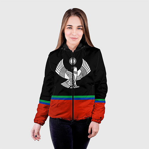 Женская куртка Дагестан цвета / 3D-Черный – фото 4