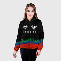 Куртка с капюшоном женская Dagestan, цвет: 3D-черный — фото 2