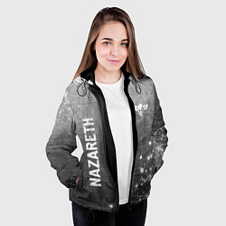 Куртка с капюшоном женская Nazareth - grey gradient вертикально, цвет: 3D-черный — фото 2