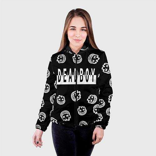 Женская куртка Deadboy - Bones / 3D-Черный – фото 4