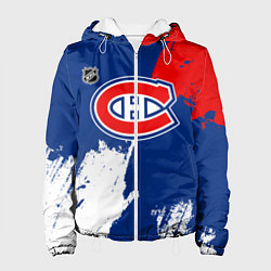 Женская куртка Монреаль Канадиенс - брызги краски