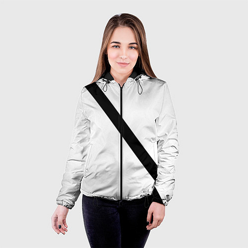 Женская куртка Ремень безопасности пассажирский / 3D-Черный – фото 4