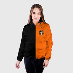 Куртка с капюшоном женская ФК Урал - два цвета, цвет: 3D-черный — фото 2